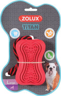 juguetes de caucho con cuerda Titan rojo L