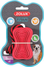 juguetes de caucho con cuerda Titan rojo S