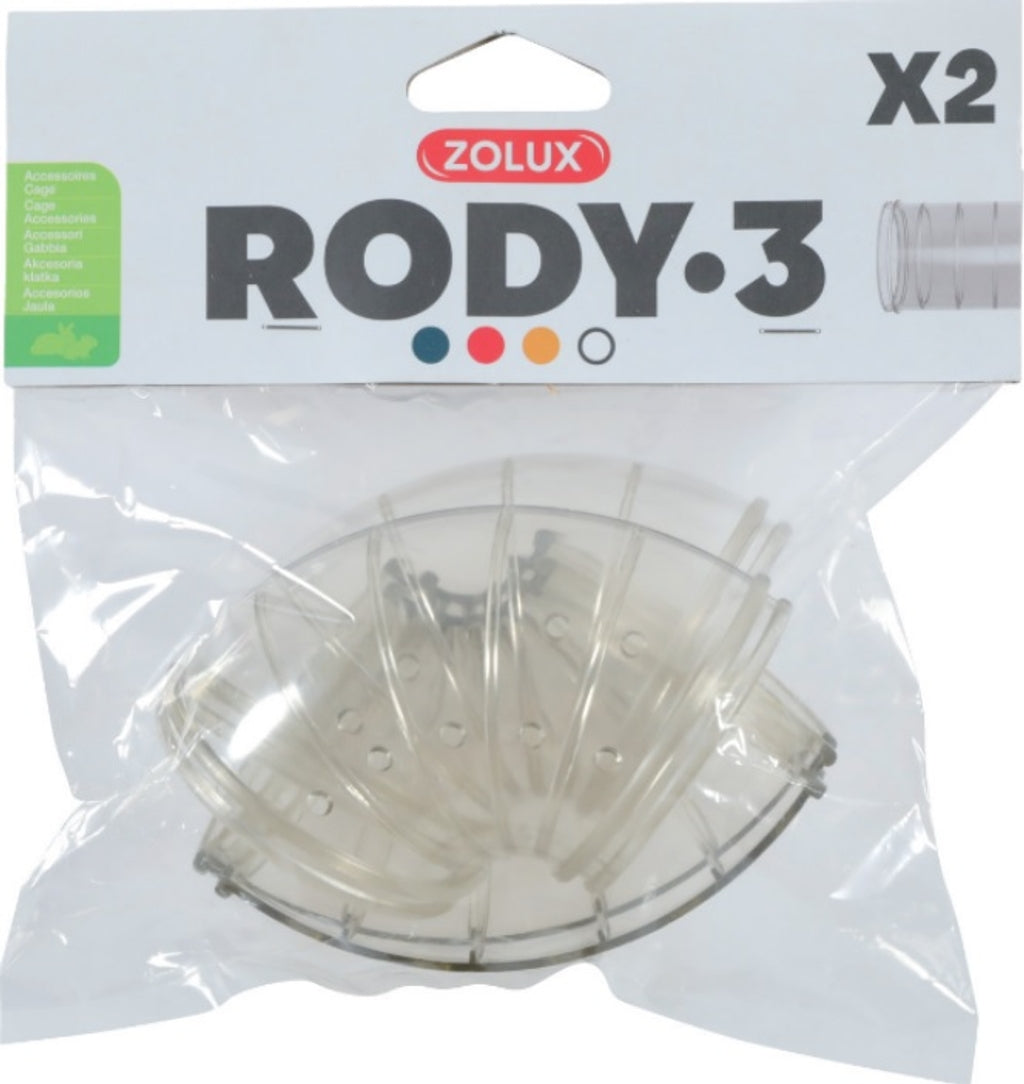 Codo gris-transparente para Rody3 2ud Imagen principal del producto