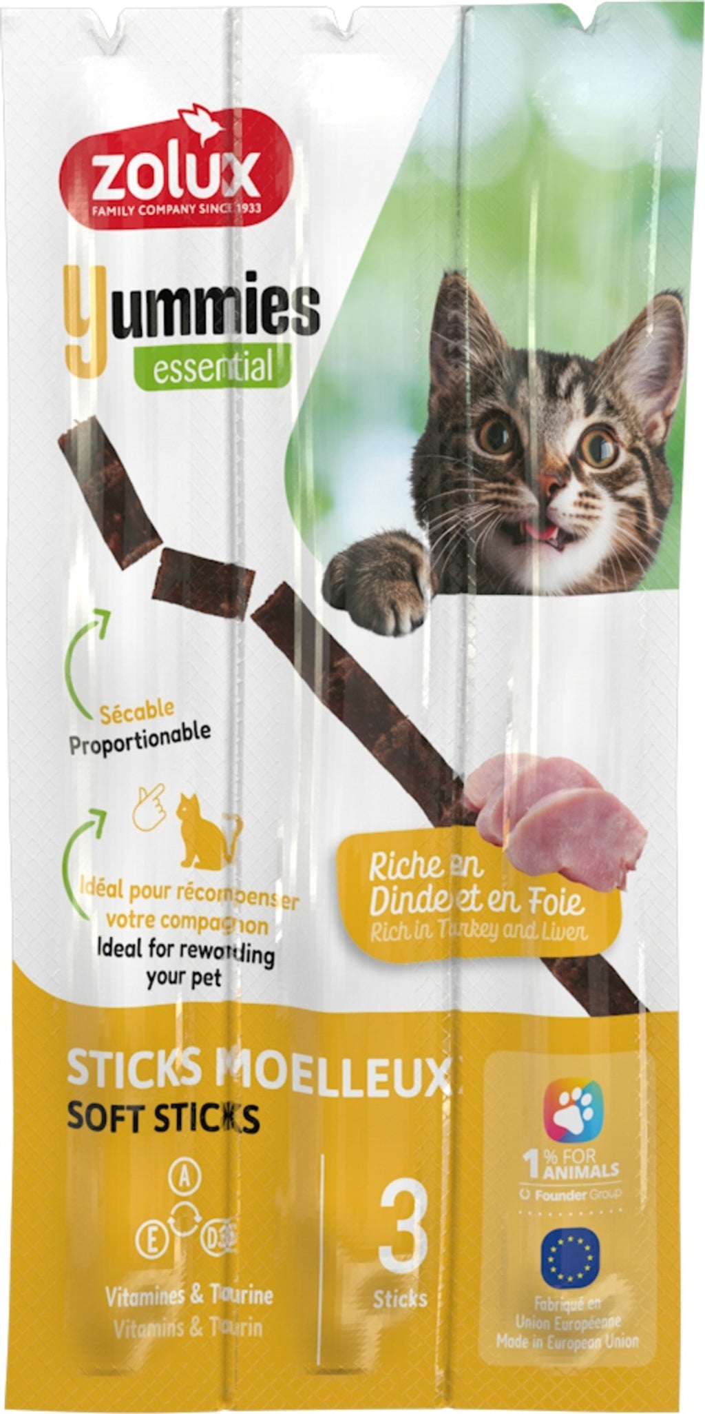yummies fetge i gall dindi 15 g per a gat