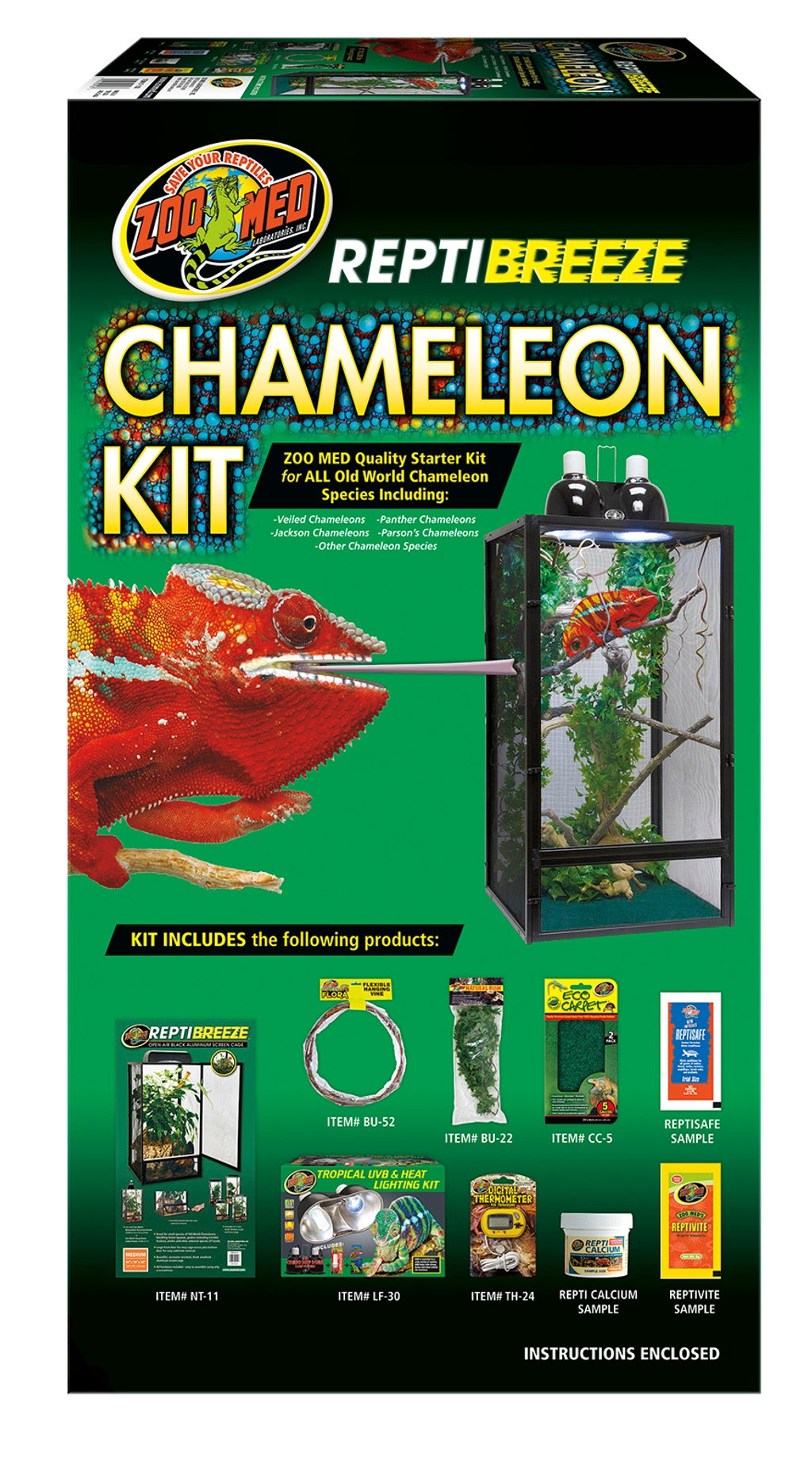 Reptibreeze kit terrareo per a camaleón 76x40,6x40, Imatge principal del producte